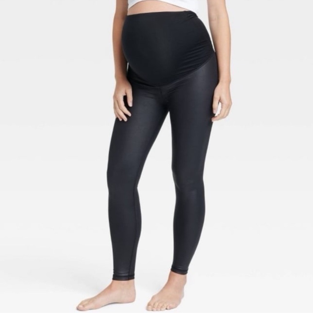 Active High Gloss Maternity Leggings Isabel Maternity by Ingrid & Isabel NWT